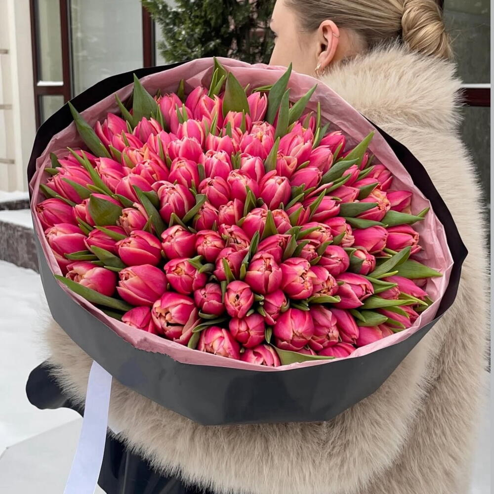 51 тюльпан стильное оформление