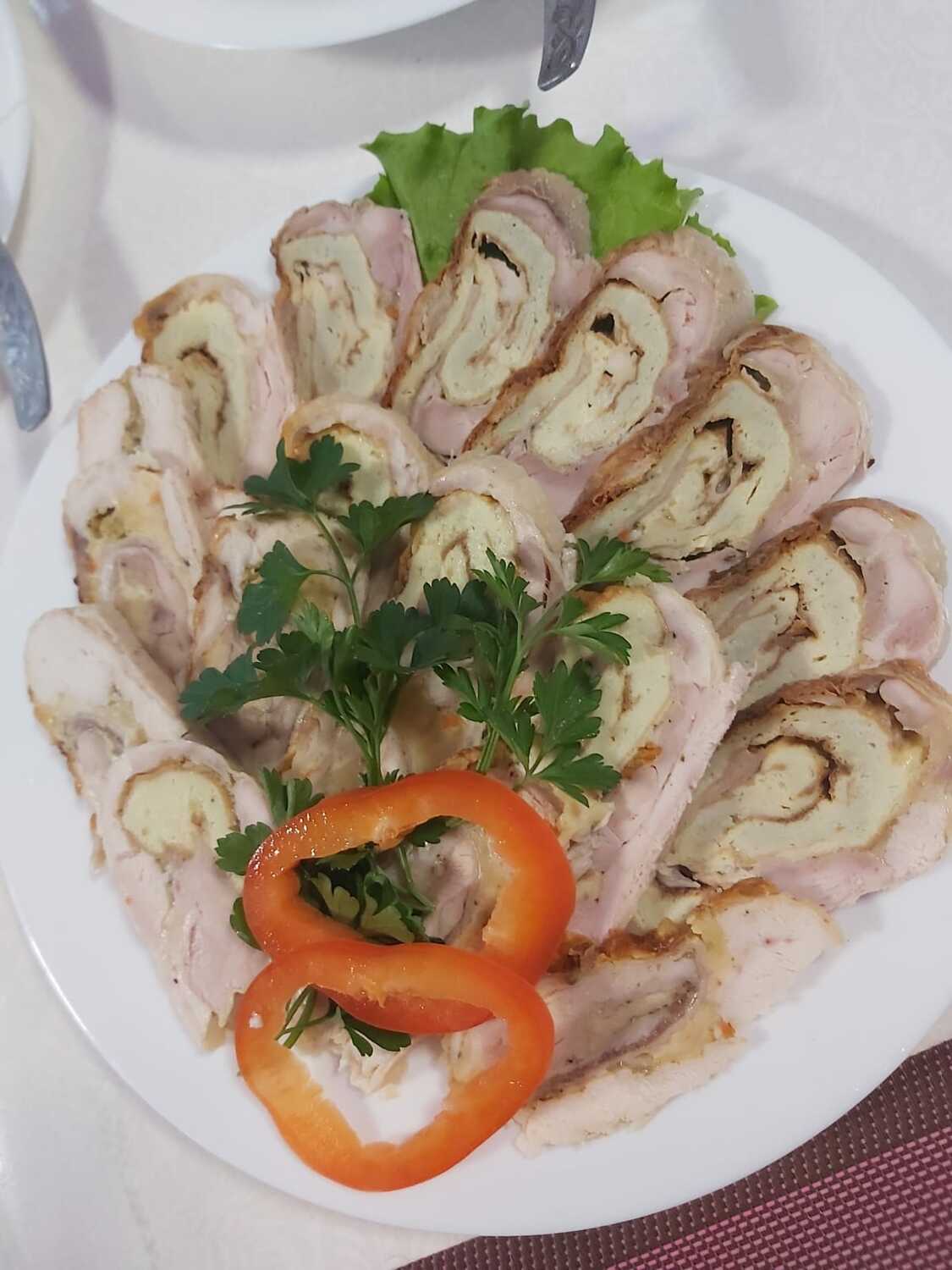 Куриный рулет с сыром
