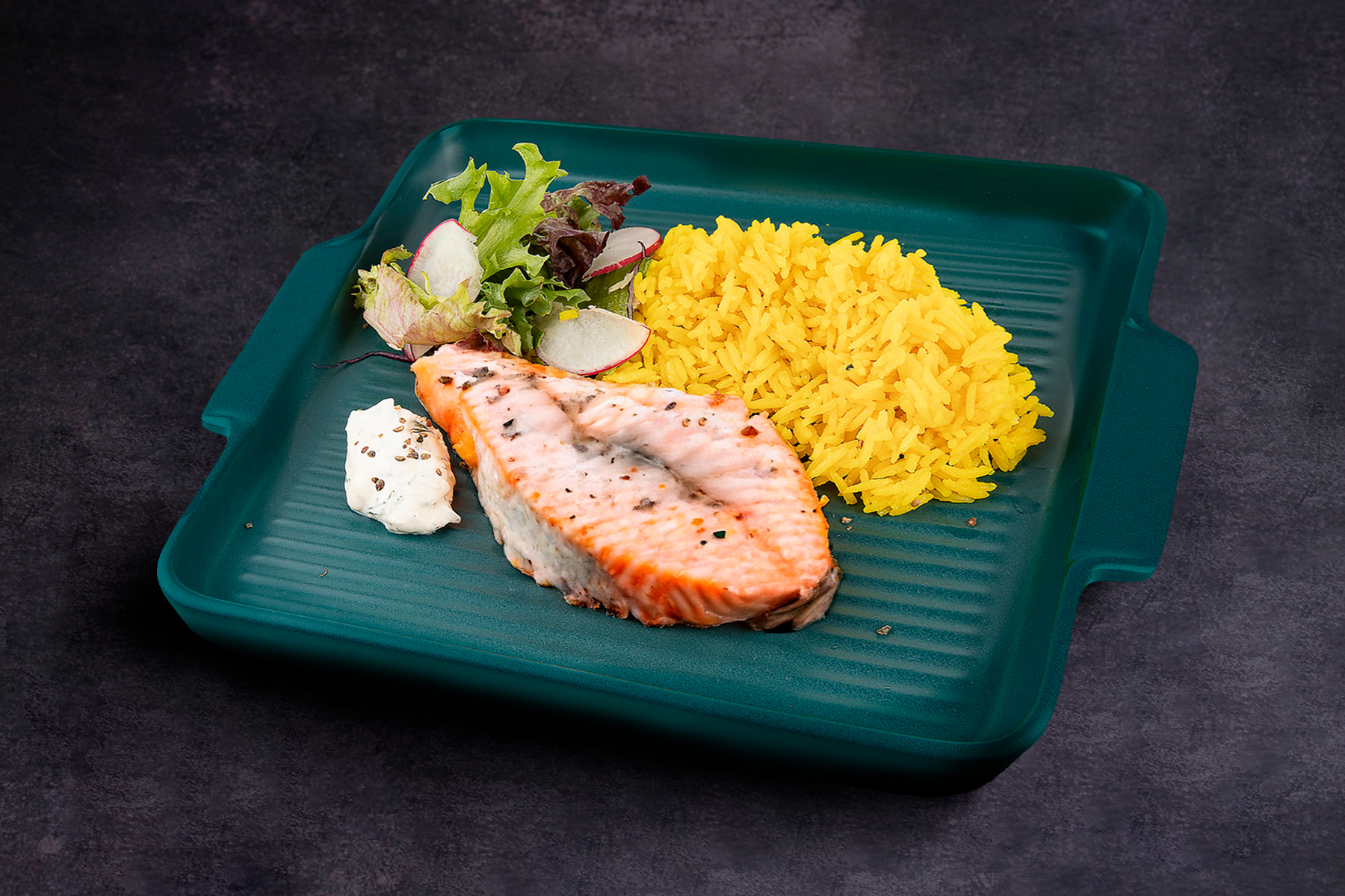 Лосось на пару