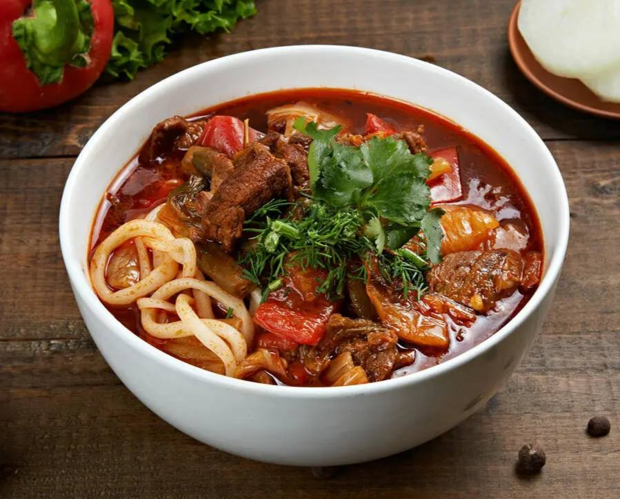 Лагман с говядины