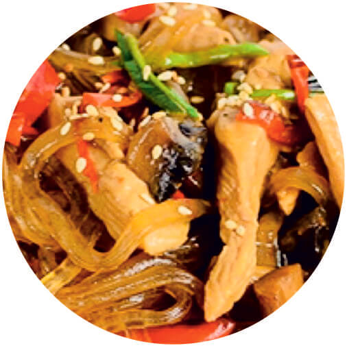 Харусамэ с курицей