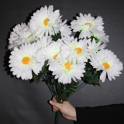 Искусственные цветы Ромашки кустовые