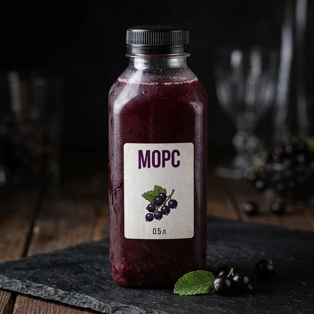 Морс из ягод черной смородины