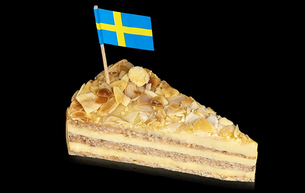 Шведский торт с миндалём