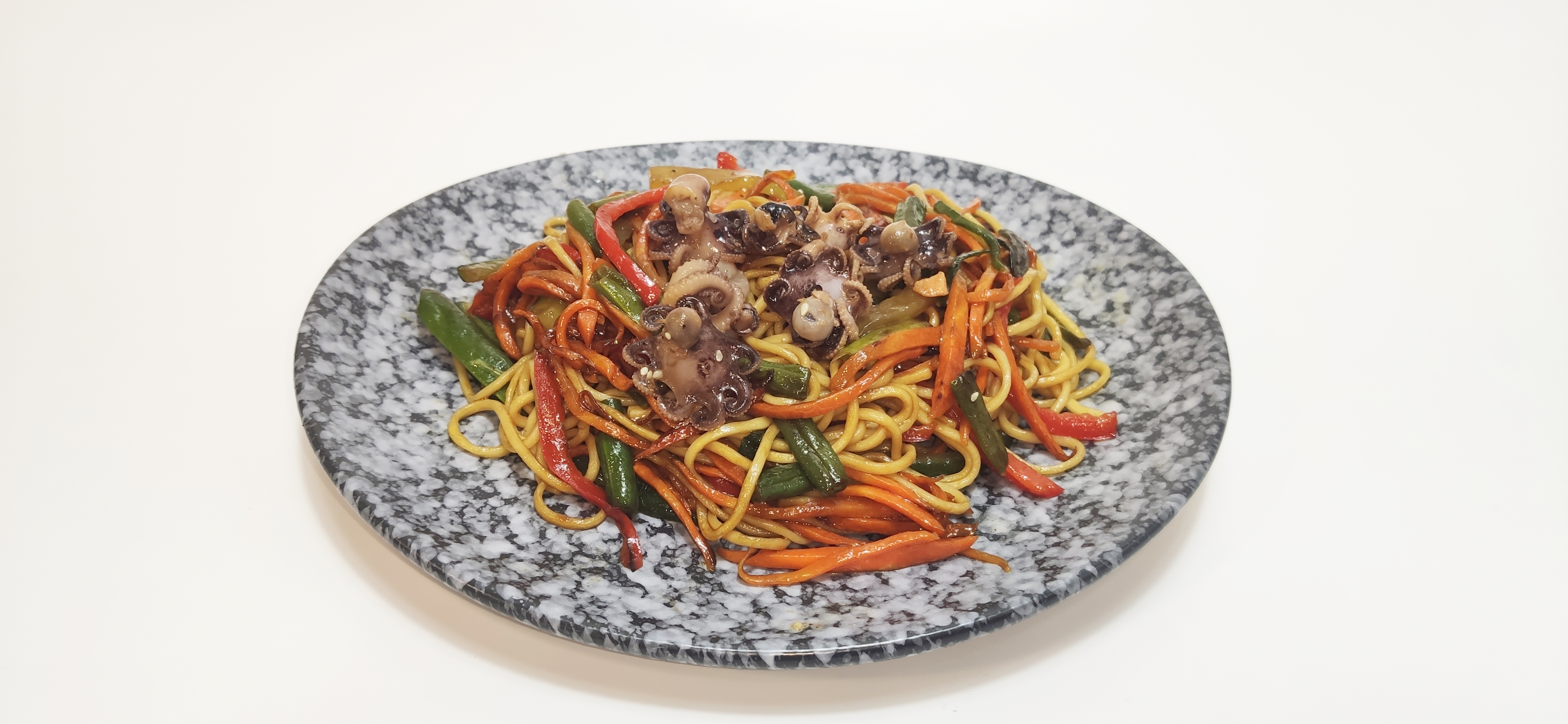 Рамен с осьминогом