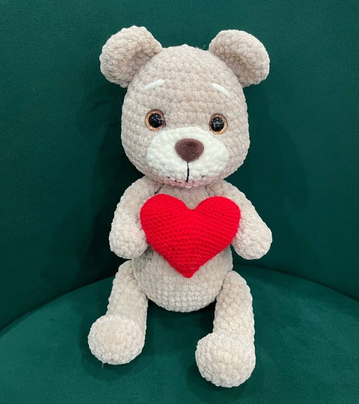 Мягка игрушка ручной работы "Мишутка"