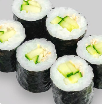 Мини-ролл с огурцом