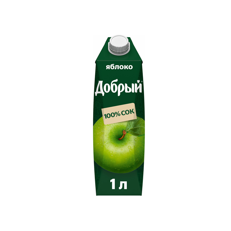 Сок "Добрый" Яблочный 1 л