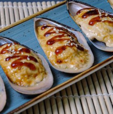 Мидии запеченные