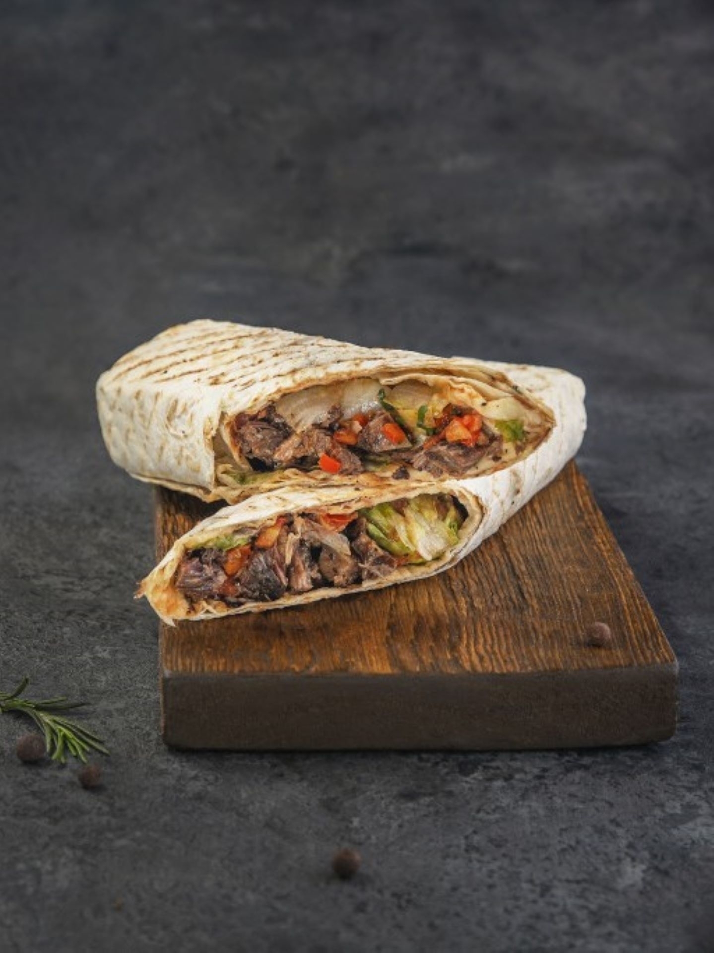 Шаурма с рваной свининой