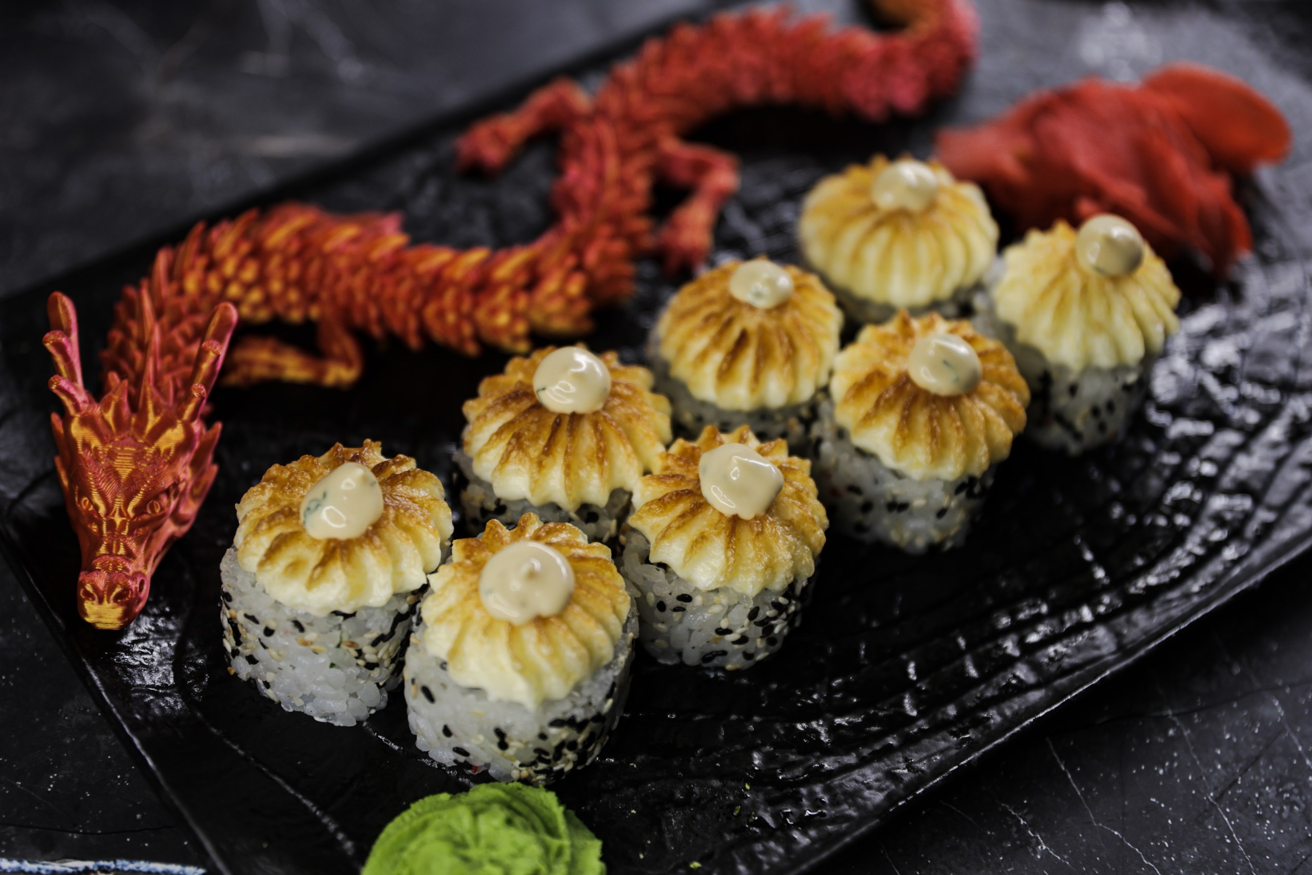 Запеченный с курицей