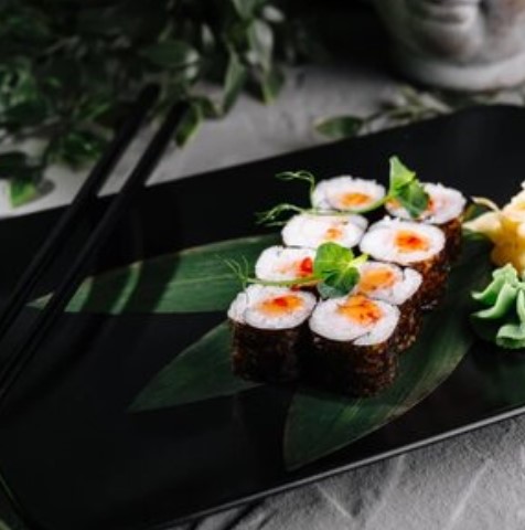 Маки с креветкой