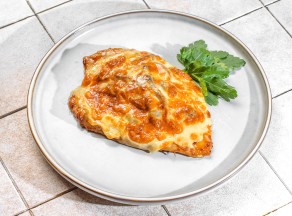 Куриная грудка отбивная с грибами