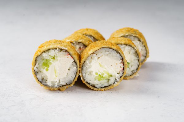 Горячий ролл с крабом