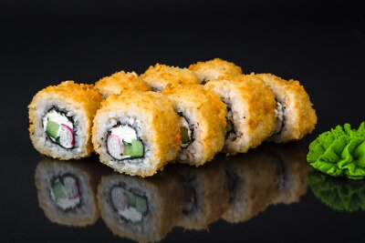 Жареный ролл Фила Крабс