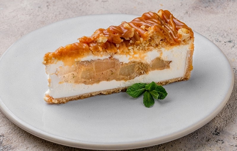 Чизкейк Яблочно-карамельный