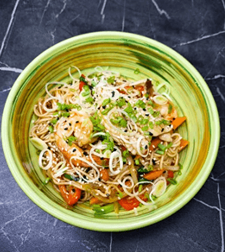 Wok с морепродуктами