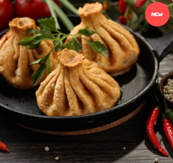 Хинкали жареные с бараниной