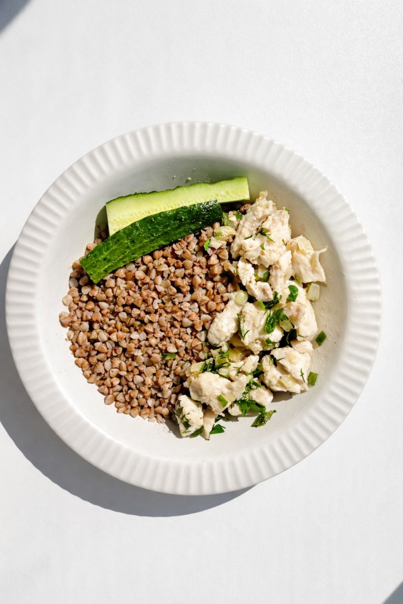 Гречка с куриной грудкой