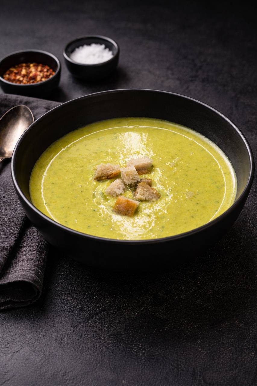 Броккольный крем-суп.