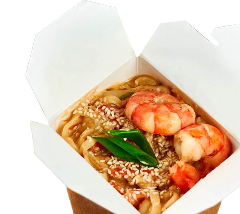 Wok Удон с морепродуктами