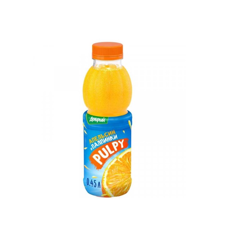 Сок pulpy апельсин 0,5 л