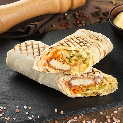 Шаурма с нагетсами