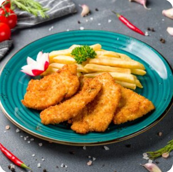 Шницель из куриного филе