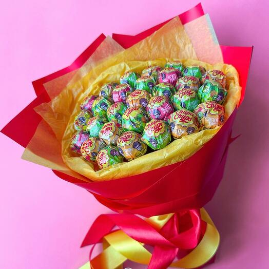 Сладкий букет чупа чупа