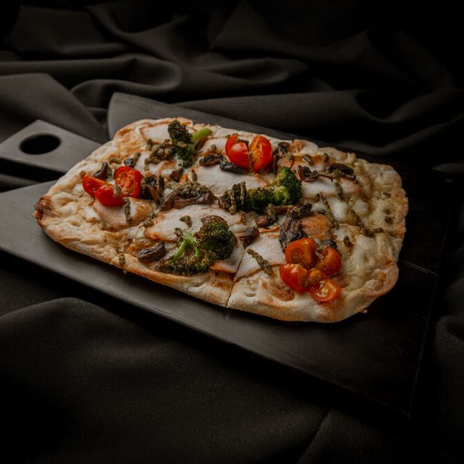 Римская пицца с халапеньо