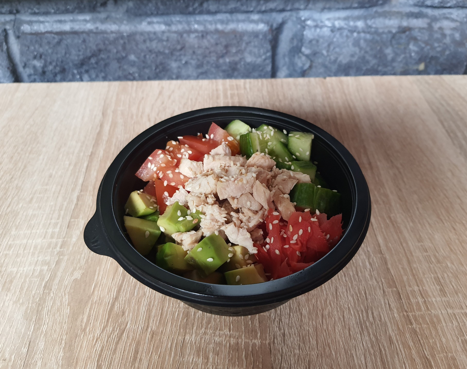 Поке с курицей