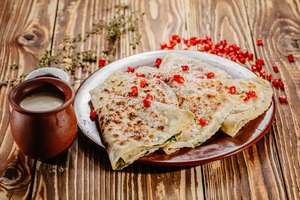 Кутабы с мясом