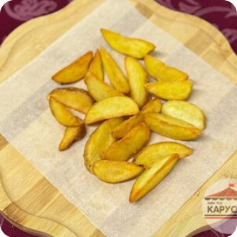 Картофельные дольки по-деревенски