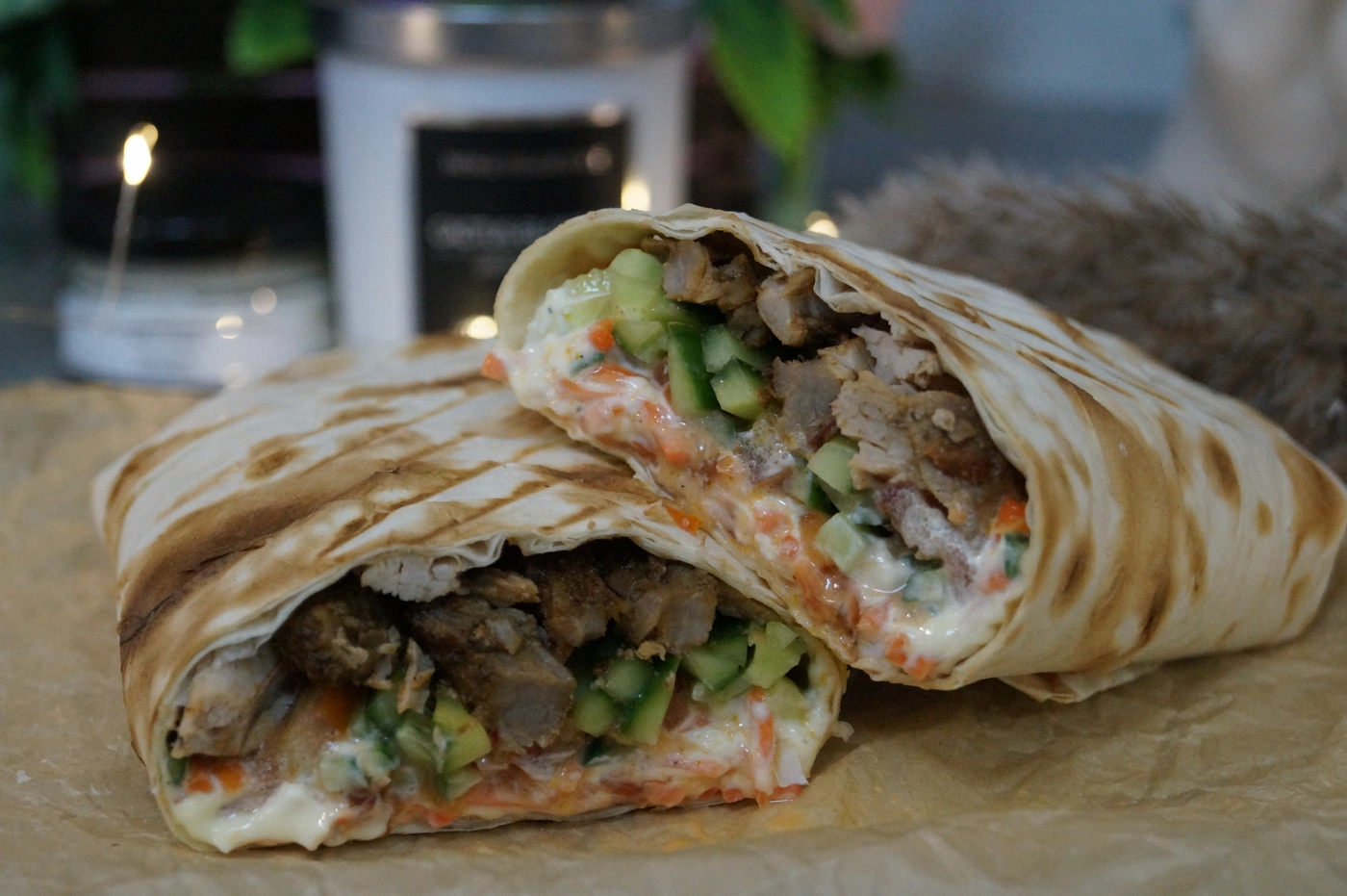 Шаурма со свининой классическая