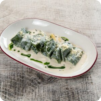 Равиоли с рикоттой и шпинатом 
