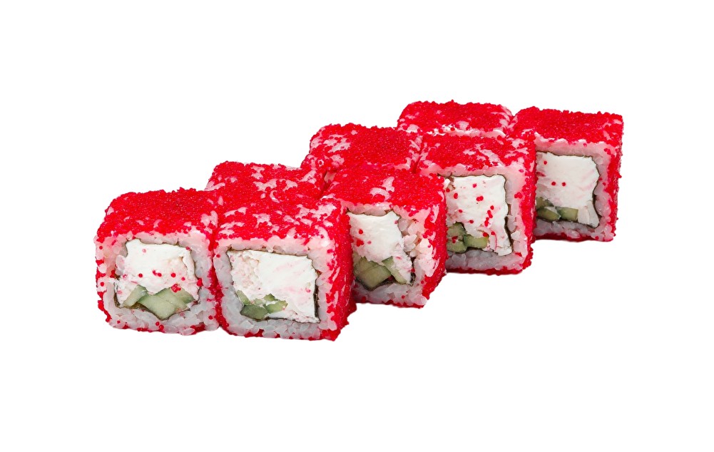 Сливочный краб тобико