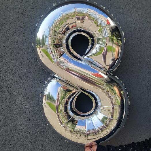 Фольгированные цифры