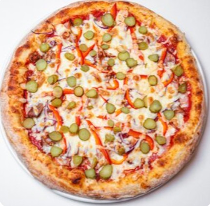 Пицца Мясная фирменная (двойная начинка) 35см