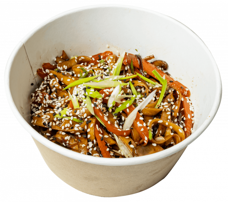 Лапша удон с овощами