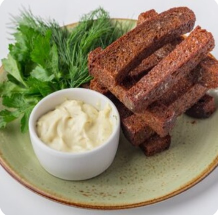 Гренки чесночные