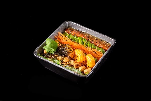 Поке Креветка - Лосось