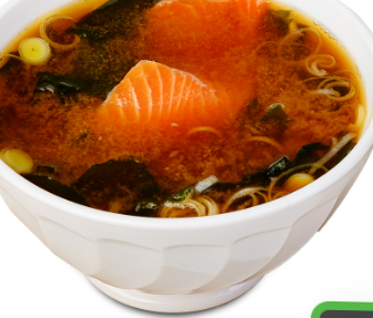 Суп Мисо с лососем