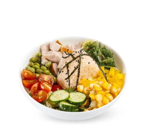 Поке с курицей