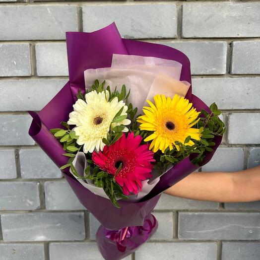 Букет из Гербер «Солнечный»