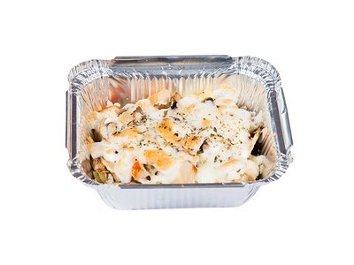 Паста Ранч с курицей и грибами