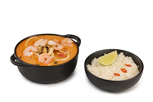 4-1 Том Ям с морепродуктами (ОСТРО)