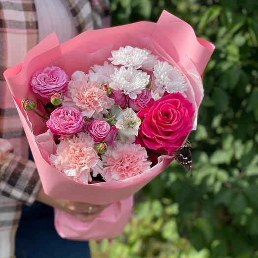 Букет бабочка