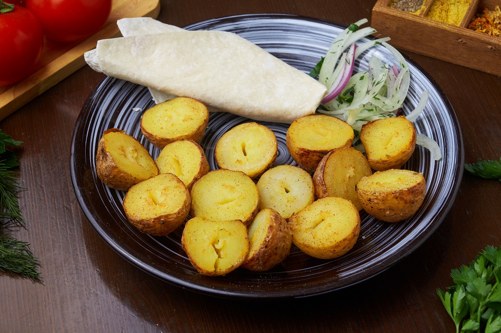 Шашлык из картофеля