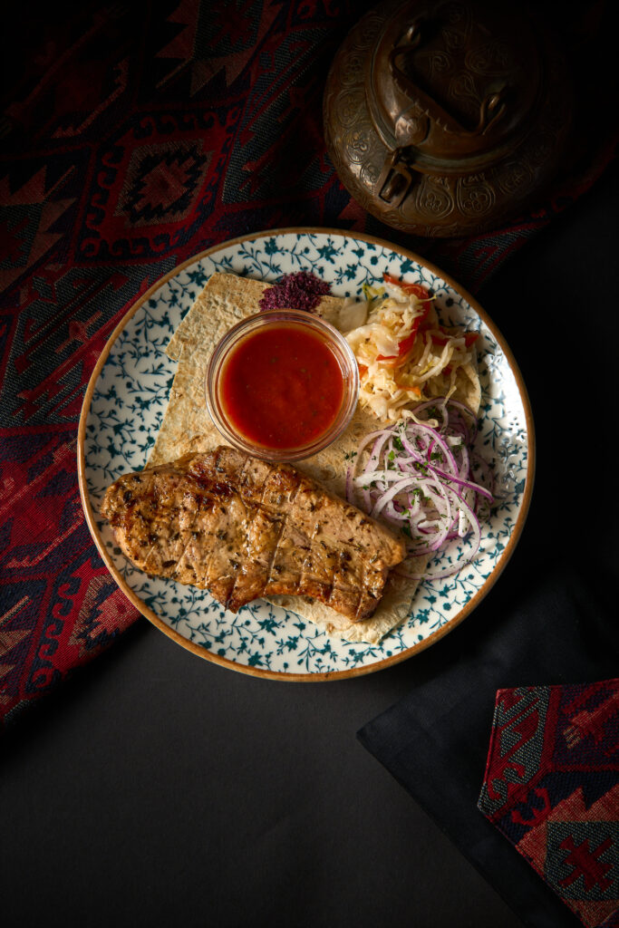 Шашлык из свинины корейка