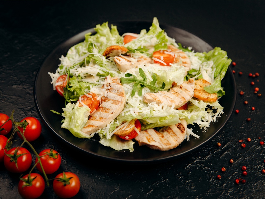 Салат «Цезарь» с курицей
